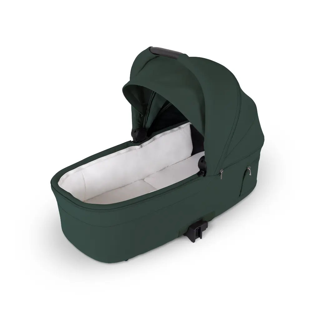 Silver Cross Nia World's Only Aircraft Cabin Approved Stroller in Both Seat & Carrycot Mode|Flat Recline|One Hand Fold|Lightweight & Travel Friendly|Self Standing|0 to 6M|Upto 9 Kg - Conifer