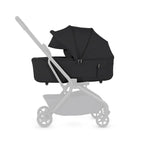 Silver Cross Nia World's Only Aircraft Cabin Approved Stroller in Both Seat & Carrycot Mode|Flat Recline|One Hand Fold|Lightweight & Travel Friendly|Self Standing|0 to 6M|Upto 9 Kg - Onyx