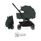 Silver Cross Nia World's Only Aircraft Cabin Approved Stroller in Both Seat & Carrycot Mode|Flat Recline|One Hand Fold|Lightweight & Travel Friendly|Self Standing|0 to 4Y|Upto 22 Kg - Conifer