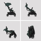 Silver Cross Nia World's Only Aircraft Cabin Approved Stroller in Both Seat & Carrycot Mode|Flat Recline|One Hand Fold|Lightweight & Travel Friendly|Self Standing|0 to 4Y|Upto 22 Kg - Conifer