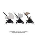 Silver Cross Nia World's Only Aircraft Cabin Approved Stroller in Both Seat & Carrycot Mode|Flat Recline|One Hand Fold|Lightweight & Travel Friendly|Self Standing|0 to 4Y|Upto 22 Kg - Champagne