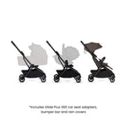 Silver Cross Nia World's Only Aircraft Cabin Approved Stroller in Both Seat & Carrycot Mode|Flat Recline|One Hand Fold|Lightweight & Travel Friendly|Self Standing|0 to 4Y|Upto 22 Kg - Chocolate