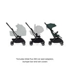 Silver Cross Nia World's Only Aircraft Cabin Approved Stroller in Both Seat & Carrycot Mode|Flat Recline|One Hand Fold|Lightweight & Travel Friendly|Self Standing|0 to 4Y|Upto 22 Kg - Conifer