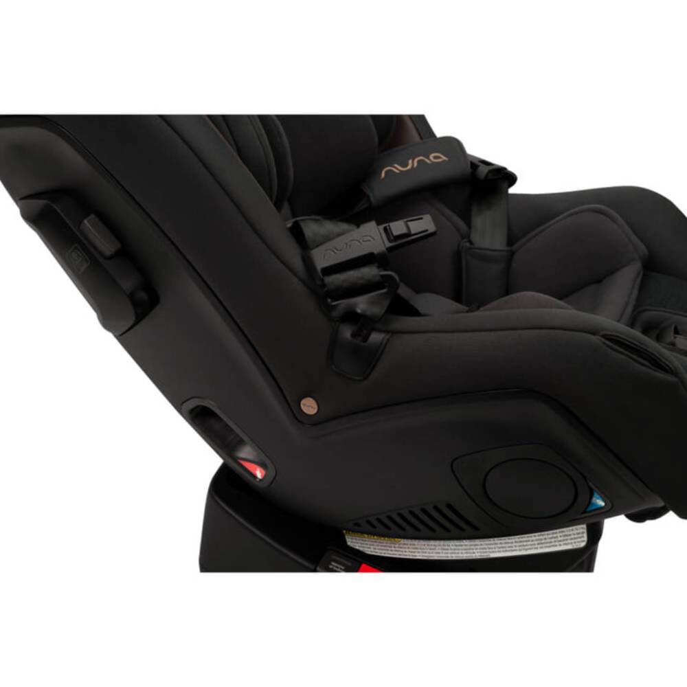Nuna Rava Baby Car Seat-Convertible (Front & Rear Facing)-FAA Certified-10 Positions Recline-With Advanced Safety Technology-2 Years Warranty-For 0 to 7Y (Upto 30Kg) - Riveted