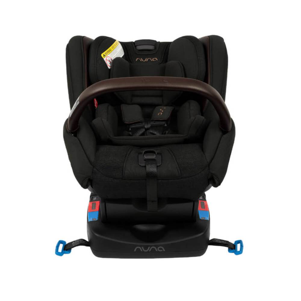 Nuna Rava Baby Car Seat-Convertible (Front & Rear Facing)-FAA Certified-10 Positions Recline-With Advanced Safety Technology-2 Years Warranty-For 0 to 7Y (Upto 30Kg) - Riveted