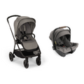 Nuna TRIV Next Reversible Seat Stroller with Flat Recline|Height Adjustable Handle Bar|All Terrain|All Wheel Suspension|One Hand Fold|Rain Cover & Post Adaptors|0 to 4Y (Upto 22Kg)-Granite
