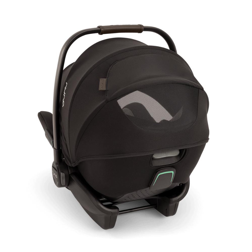 Nuna Arra Flex Baby Car Seat-Rear Facing-Flat Recling Seat 157 Degrees-3 Positions Recline-10 Positions Adjustable Headrest-For 0 to 2Y (Upto 13 Kg)-Caviar