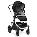 Nuna Demi Grow Baby Stroller - Converts to Double or Twin Stroller-Custom Dual Suspensions-Pram for 6M to 4Y (Upto 22 Kg) - Cyber