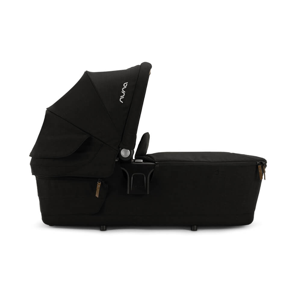 Nuna LYTL Baby Carry Cot|With Dream Drape & Ventilated Mesh Panel|Integrated Release Buttons|Compact & Flat Fold|Includes Rain Cover|Upto 9 Kg-Caviar