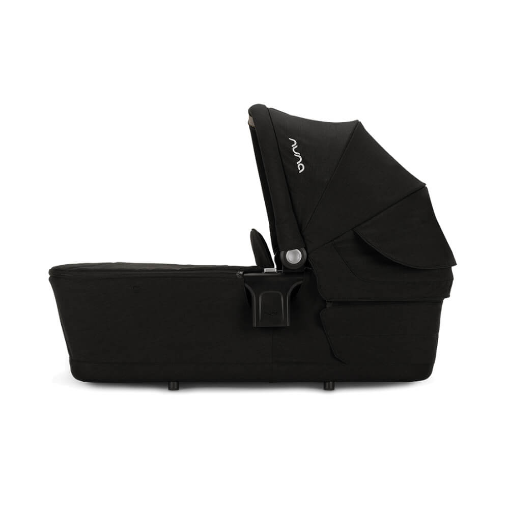 Nuna LYTL Baby Carry Cot|With Dream Drape & Ventilated Mesh Panel|Integrated Release Buttons|Compact & Flat Fold|Includes Rain Cover|Upto 9 Kg-Caviar