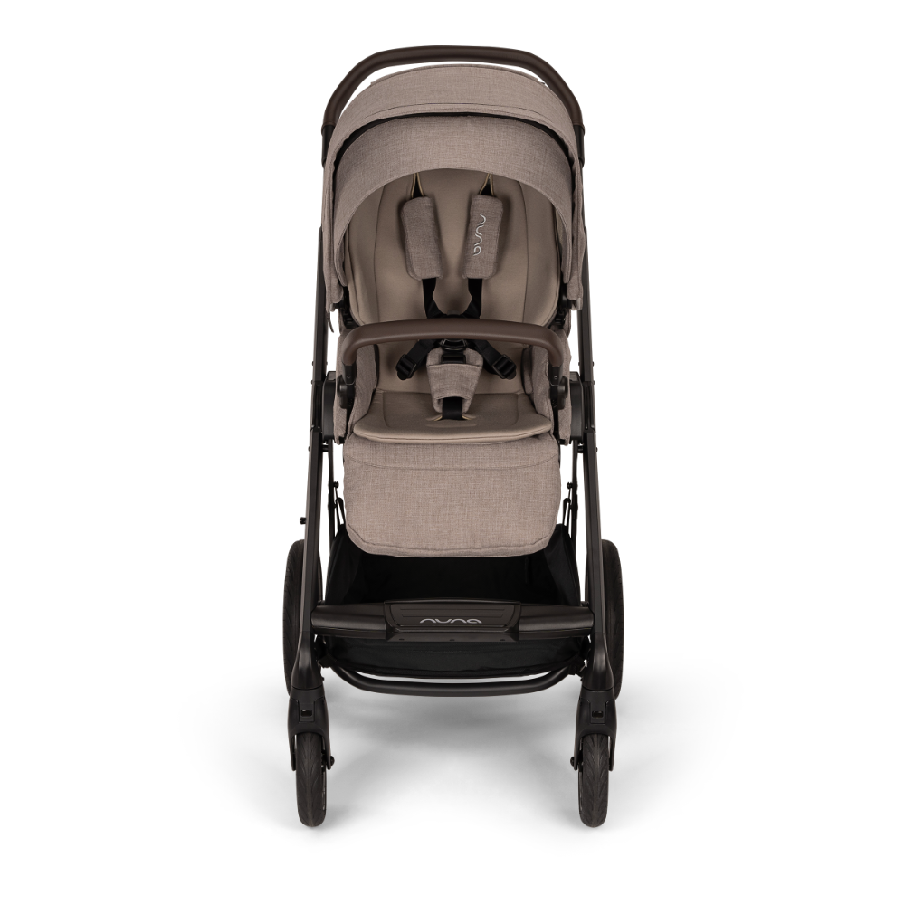 Nuna Mixx Next Reversible Seat Stroller with Flat Recline|Height Adjustable Handle Bar|All Terrain|All Wheel Suspension|One Hand Fold|Rain Cover & Post Adaptors|0 to 4Y (Upto 22Kg) - Cedar