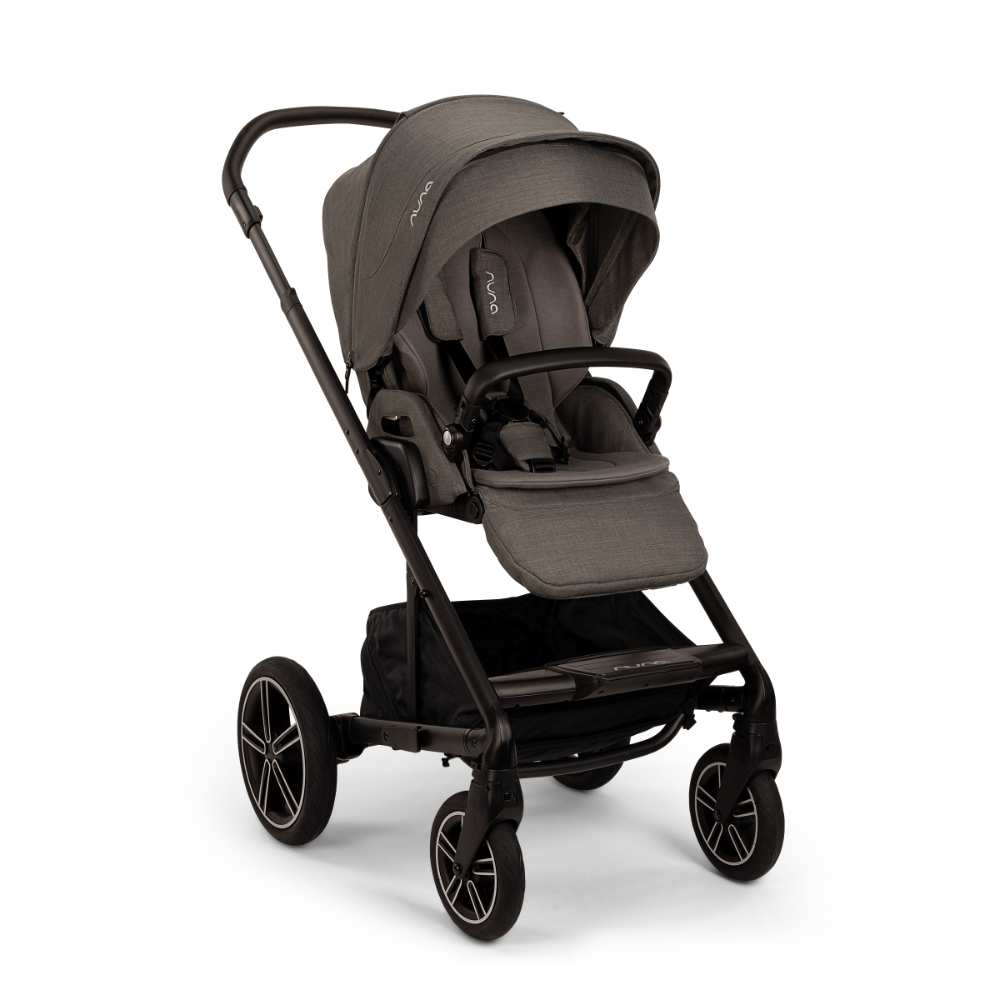 Nuna Mixx Next Reversible Seat Stroller with Flat Recline|Height Adjustable Handle Bar|All Terrain|All Wheel Suspension|One Hand Fold|Rain Cover & Post Adaptors|0 to 4Y (Upto 22Kg) - Thunder