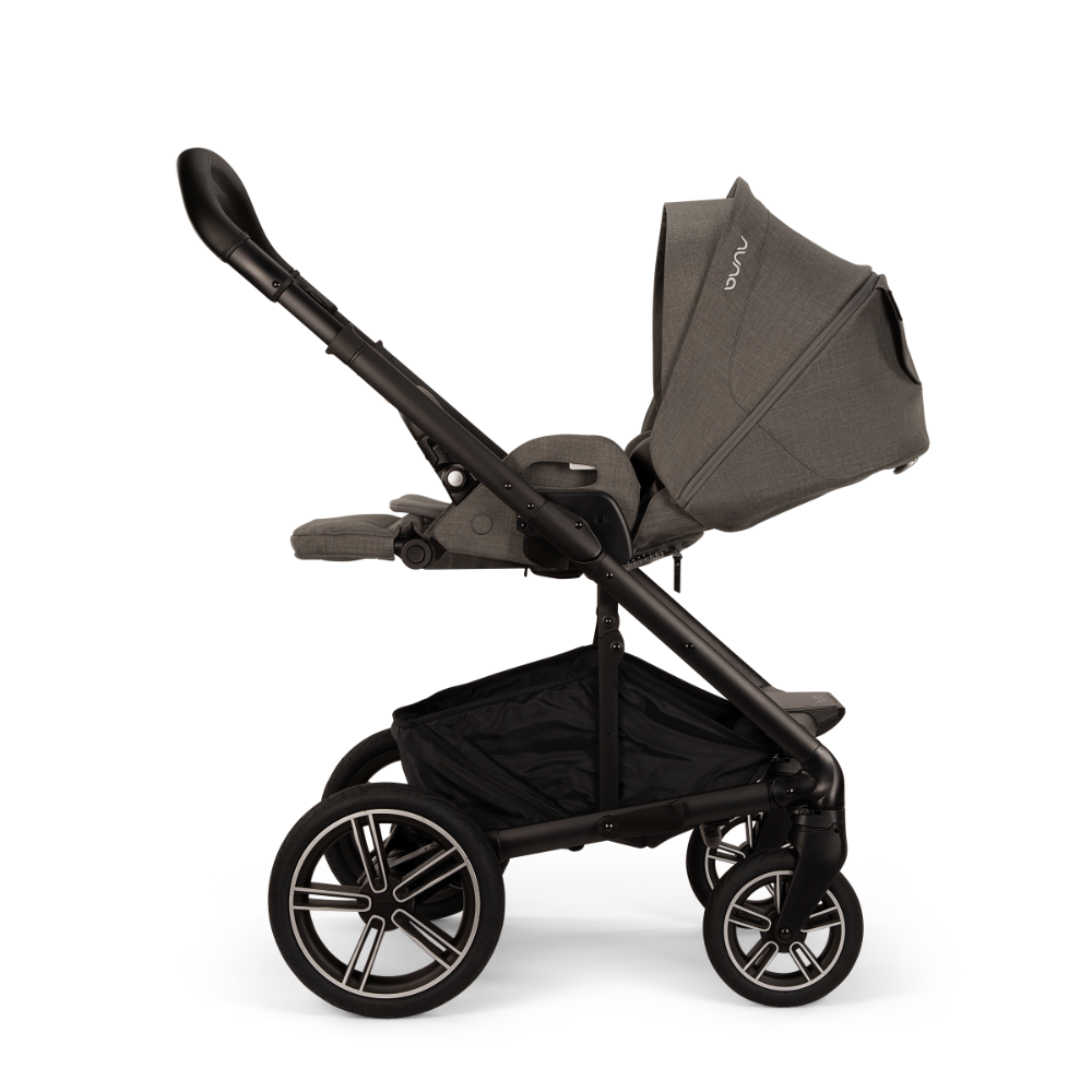 Nuna Mixx Next Reversible Seat Stroller with Flat Recline|Height Adjustable Handle Bar|All Terrain|All Wheel Suspension|One Hand Fold|Rain Cover & Post Adaptors|0 to 4Y (Upto 22Kg) - Thunder