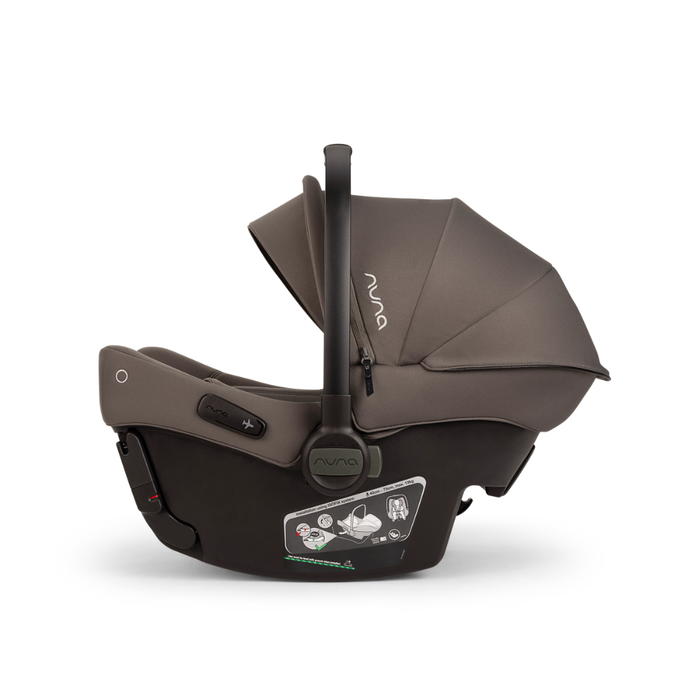 Nuna Pipa Urbn Ultra Lightweight Infant Car Seat|TUV Aircraft Certified|Baseless Install with Build in ISOFIX|0-18 Months|Upto 13Kg - Thunder