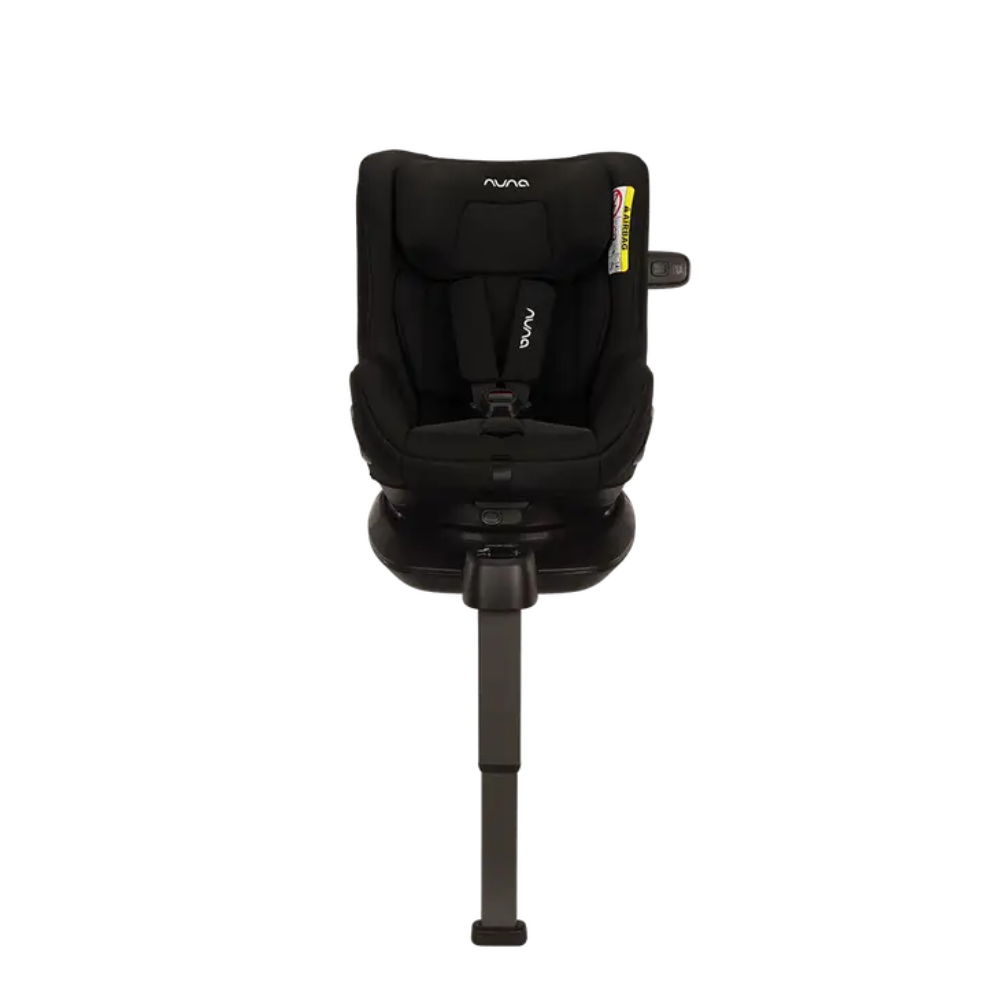 Nuna Pruu Baby Car Seat-Convertible Car Seat-360 Degree Rotation-10 Position Reclining Seat-Integrated Rebound Bar to Minimize Rotation During Impact-2 Years Warranty-For 0 to 4Y (Upto 19Kg) - Caviar