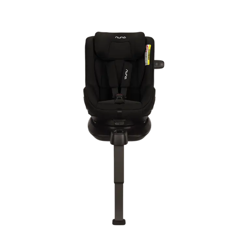 Nuna Pruu Baby Car Seat-Convertible Car Seat-360 Degree Rotation-10 Position Reclining Seat-Integrated Rebound Bar to Minimize Rotation During Impact-2 Years Warranty-For 0 to 4Y (Upto 19Kg) - Caviar