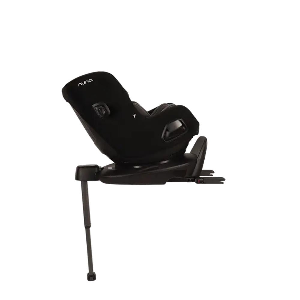 Nuna Pruu Baby Car Seat-Convertible Car Seat-360 Degree Rotation-10 Position Reclining Seat-Integrated Rebound Bar to Minimize Rotation During Impact-2 Years Warranty-For 0 to 4Y (Upto 19Kg) - Caviar