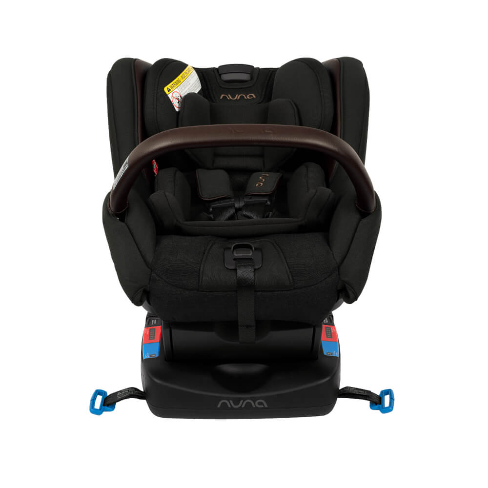 Nuna Rava Baby Car Seat-Convertible (Front & Rear Facing)-FAA Certified-10 Positions Recline-With Advanced Safety Technology-2 Years Warranty-For 0 to 7Y (Upto 30Kg) - Riveted