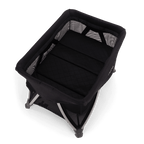 Nuna SENA Aire Travel Cot & Playard-With Triple-Layered Mesh Mattress-360 Degree Airflow-One Hand Fold-Light Weight & Portable-Includes Travel Bag-0 to 3Y-Caviar