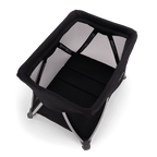 Nuna SENA Aire Travel Cot & Playard-With Triple-Layered Mesh Mattress-360 Degree Airflow-One Hand Fold-Light Weight & Portable-Includes Travel Bag-0 to 3Y-Caviar