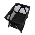 Nuna SENA Aire Travel Cot & Playard-With Triple-Layered Mesh Mattress-360 Degree Airflow-One Hand Fold-Light Weight & Portable-Includes Travel Bag-0 to 3Y - Riveted