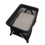 Nuna SENA Aire Travel Cot & Playard-With Triple-Layered Mesh Mattress-360 Degree Airflow-One Hand Fold-Light Weight & Portable-Includes Travel Bag-0 to 3Y - Riveted