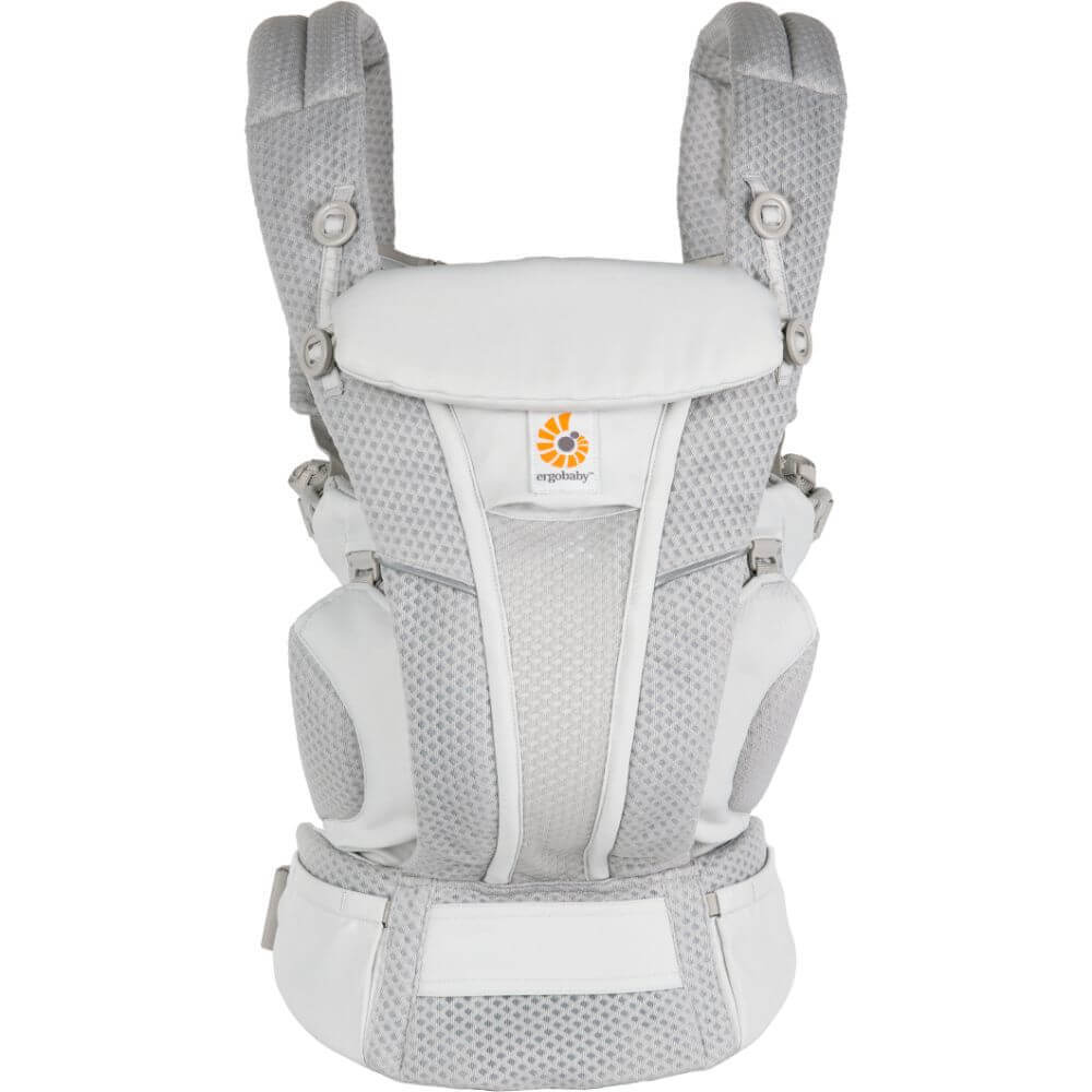 Ergobaby Omni Breeze Baby Carrier - Lightweight Newborn to Toddler Carrier with Breathable Soft Mesh, Enhanced Lumbar Support,  Adjustable Waistbelt & Cross Straps, Privacy Hood, 4 Carry Positions, 3-20Kgs, Birth - 4 Years