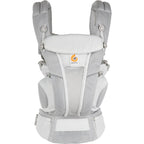 Ergobaby Omni Breeze Baby Carrier - Lightweight Newborn to Toddler Carrier with Breathable Soft Mesh, Enhanced Lumbar Support,  Adjustable Waistbelt & Cross Straps, Privacy Hood, 4 Carry Positions, 3-20Kgs, Birth - 4 Years