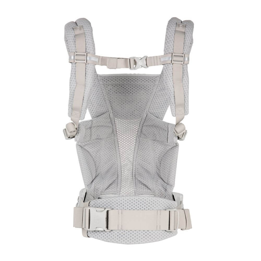 Ergobaby Omni Breeze Baby Carrier - Lightweight Newborn to Toddler Carrier with Breathable Soft Mesh, Enhanced Lumbar Support,  Adjustable Waistbelt & Cross Straps, Privacy Hood, 4 Carry Positions, 3-20Kgs, Birth - 4 Years