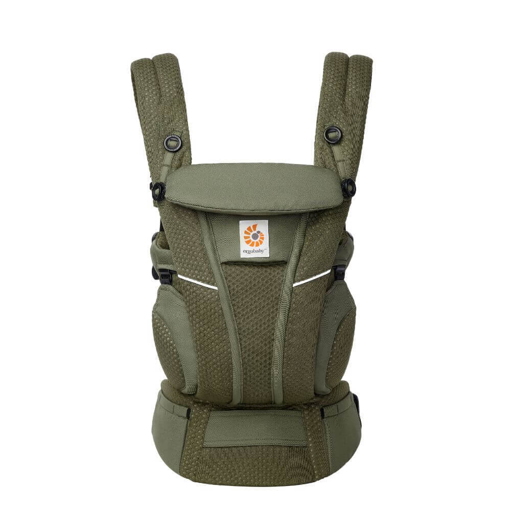 Ergobaby Omni Breeze Baby Carrier - Lightweight Newborn to Toddler Carrier with Breathable Soft Mesh, Enhanced Lumbar Support,  Adjustable Waistbelt & Cross Straps, Privacy Hood, 4 Carry Positions, 3-20Kgs, Birth - 4 Years