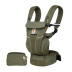 Ergobaby Omni Breeze Baby Carrier - Lightweight Newborn to Toddler Carrier with Breathable Soft Mesh, Enhanced Lumbar Support,  Adjustable Waistbelt & Cross Straps, Privacy Hood, 4 Carry Positions, 3-20Kgs, Birth - 4 Years