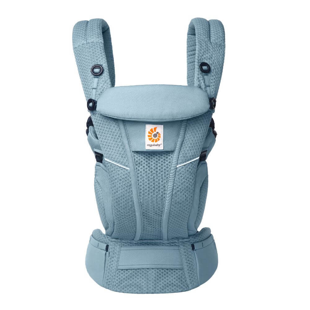 Ergobaby Omni Breeze Baby Carrier - Lightweight Newborn to Toddler Carrier with Breathable Soft Mesh, Enhanced Lumbar Support,  Adjustable Waistbelt & Cross Straps, Privacy Hood, 4 Carry Positions, 3-20Kgs, Birth - 4 Years