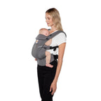 Ergobaby Omni Breeze Baby Carrier - Lightweight Newborn to Toddler Carrier with Breathable Soft Mesh, Enhanced Lumbar Support,  Adjustable Waistbelt & Cross Straps, Privacy Hood, 4 Carry Positions, 3-20Kgs, Birth - 4 Years
