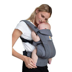 Ergobaby Omni Breeze Baby Carrier - Lightweight Newborn to Toddler Carrier with Breathable Soft Mesh, Enhanced Lumbar Support,  Adjustable Waistbelt & Cross Straps, Privacy Hood, 4 Carry Positions, 3-20Kgs, Birth - 4 Years