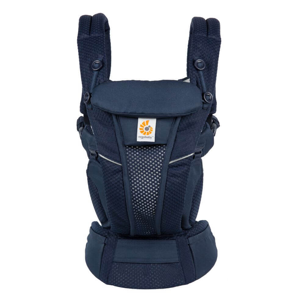 Ergobaby Omni Breeze Baby Carrier - Lightweight Newborn to Toddler Carrier with Breathable Soft Mesh, Enhanced Lumbar Support,  Adjustable Waistbelt & Cross Straps, Privacy Hood, 4 Carry Positions, 3-20Kgs, Birth - 4 Years