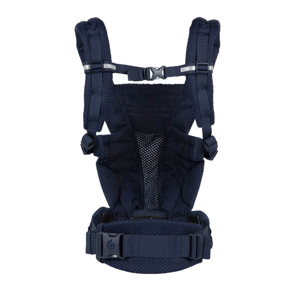 Ergobaby Omni Breeze Baby Carrier - Lightweight Newborn to Toddler Carrier with Breathable Soft Mesh, Enhanced Lumbar Support,  Adjustable Waistbelt & Cross Straps, Privacy Hood, 4 Carry Positions, 3-20Kgs, Birth - 4 Years