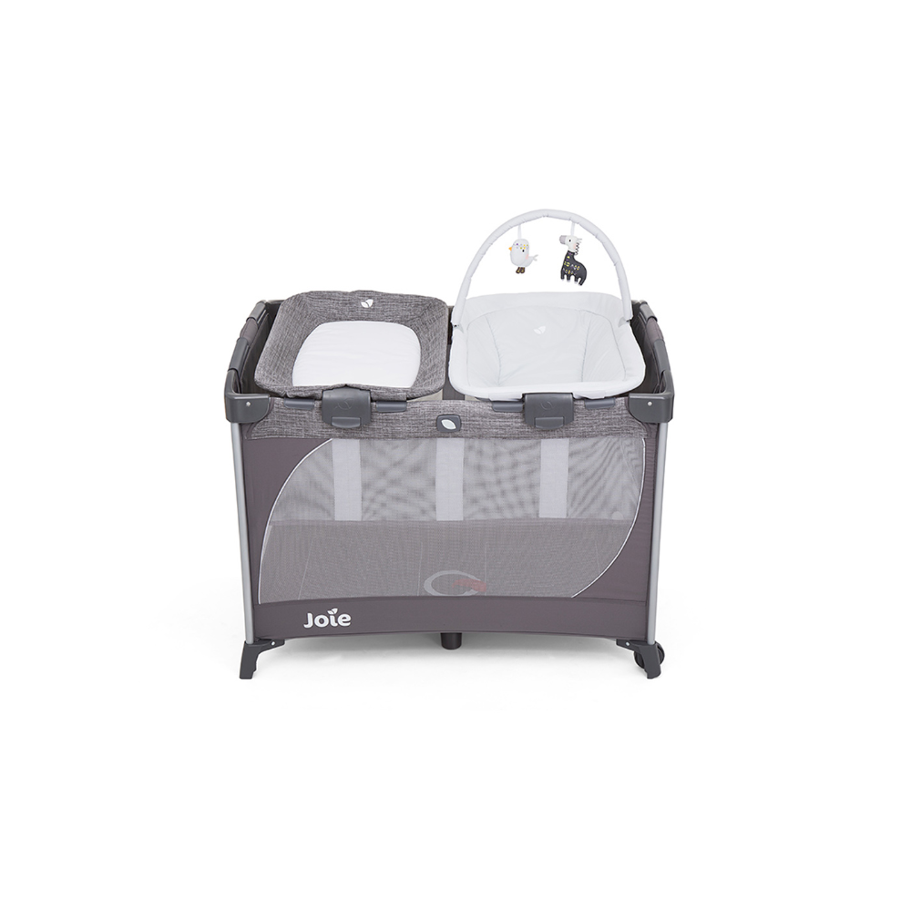 Joie Playard Commuter Change & Snooze - Linen Grey