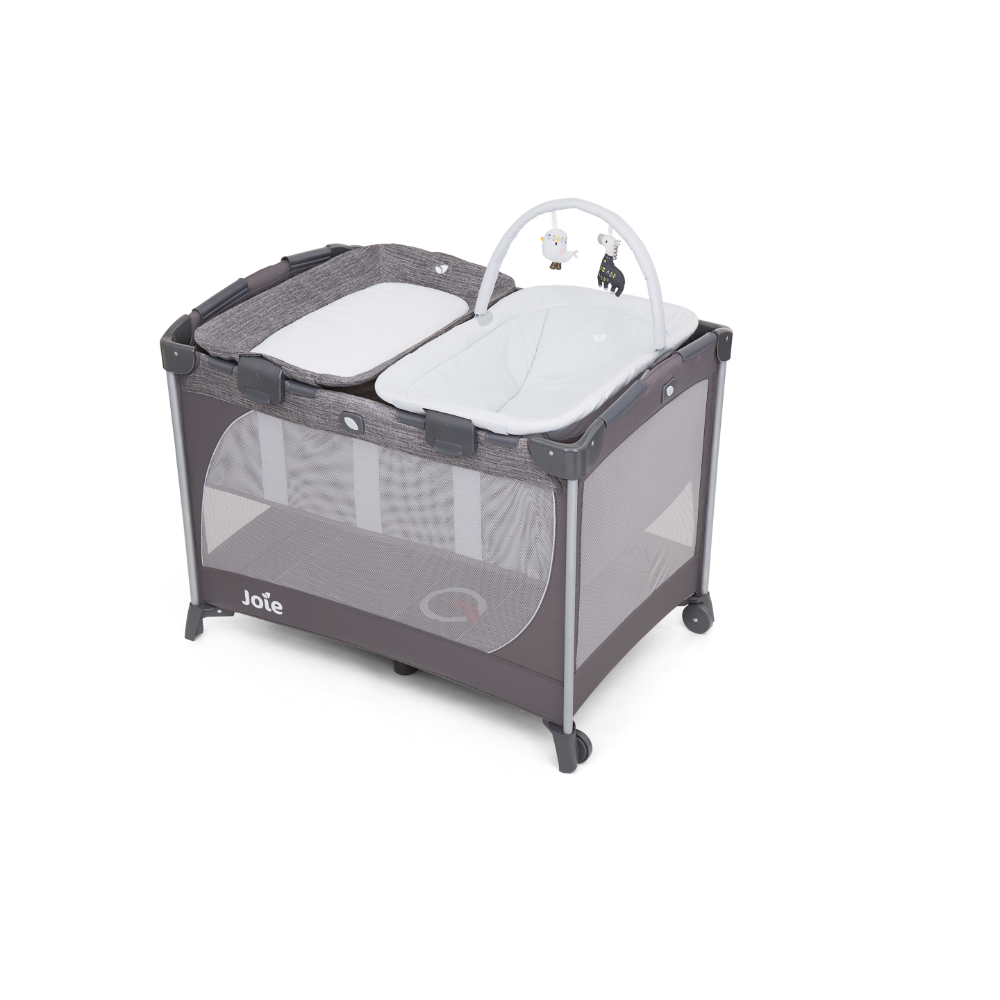 Joie Playard Commuter Change & Snooze - Linen Grey