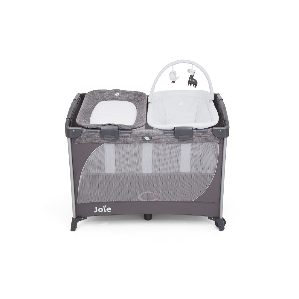 Joie Playard Commuter Change & Snooze - Linen Grey
