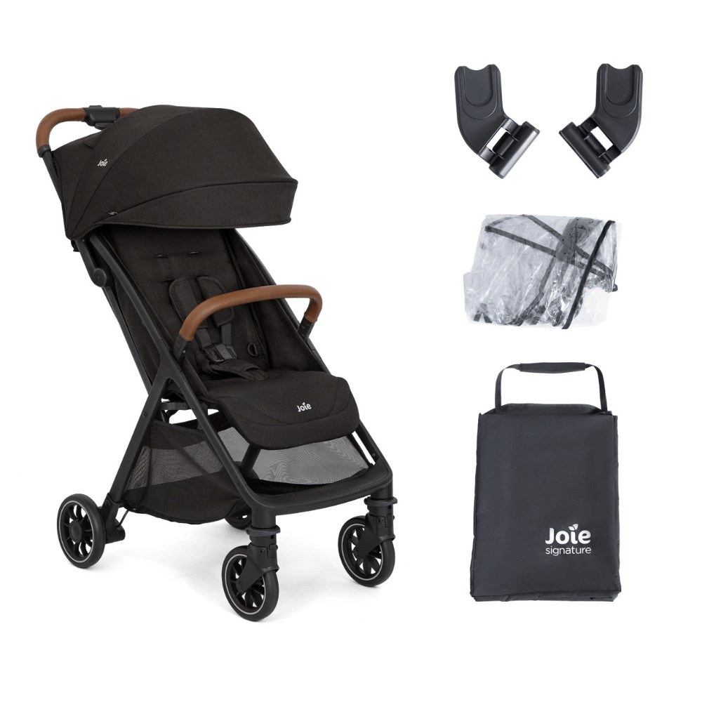 Joie Pact Pro Travel System with i-Snug 2 – Ultra-Lightweight, Compact, Birth to 22kg, Ergonomic Recline, UPF 50+ Canopy & One-Touch Brake