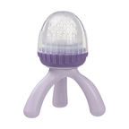 B.Box Silicone Fresh Food Feeder - Ideal for Safe Feeding - Gentle on Gums with Easy to Grip & Hygienic - Peony Purple