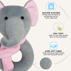 Abracadabra Ring Rattle - Elephant