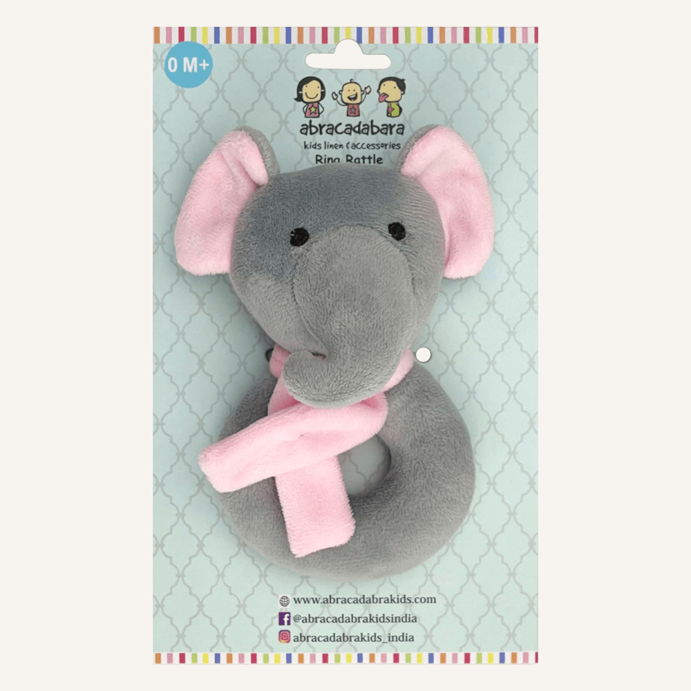 Abracadabra Ring Rattle - Elephant