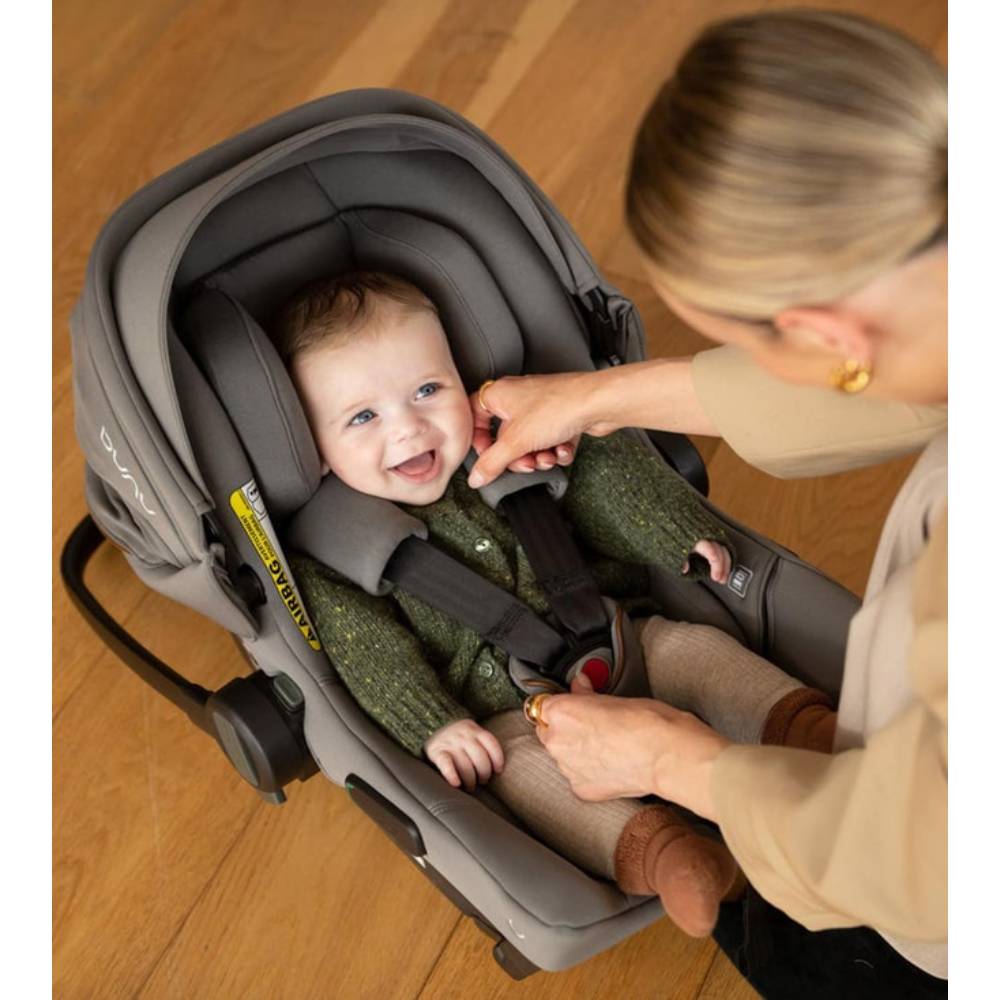 Nuna Pipa Urbn Ultra Lightweight Infant Car Seat|TUV Aircraft Certified|Baseless Install with Build in ISOFIX|0-18 Months|Upto 13Kg - Granite
