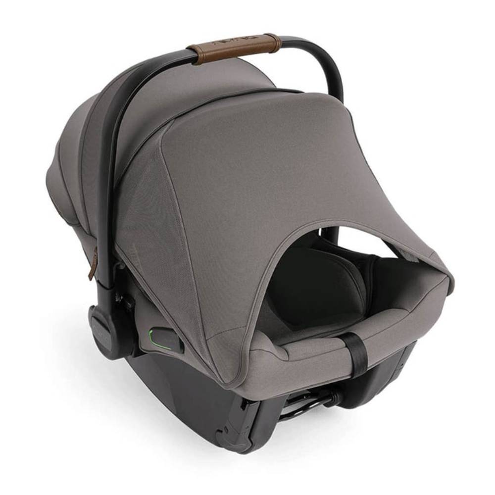 Nuna PIPA urbn Infant Car Seat Granite | Ultra-Lightweight Baby Car Seat with Built-in ISOFIX | TUV Aircraft Certified | 0-18 Months | Up to 13kg