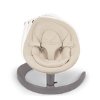 Nuna Leaf Grow Baby Bouncer|Sleek Design|Rock Solid Base with Motion Lock|3 Ergonomic Recline Positions|New Born to 60 kg - Cloud