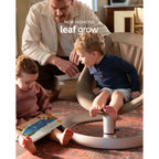 Nuna Leaf Grow Baby Bouncer|Sleek Design|Rock Solid Base with Motion Lock|3 Ergonomic Recline Positions|New Born to 60 kg - Cloud