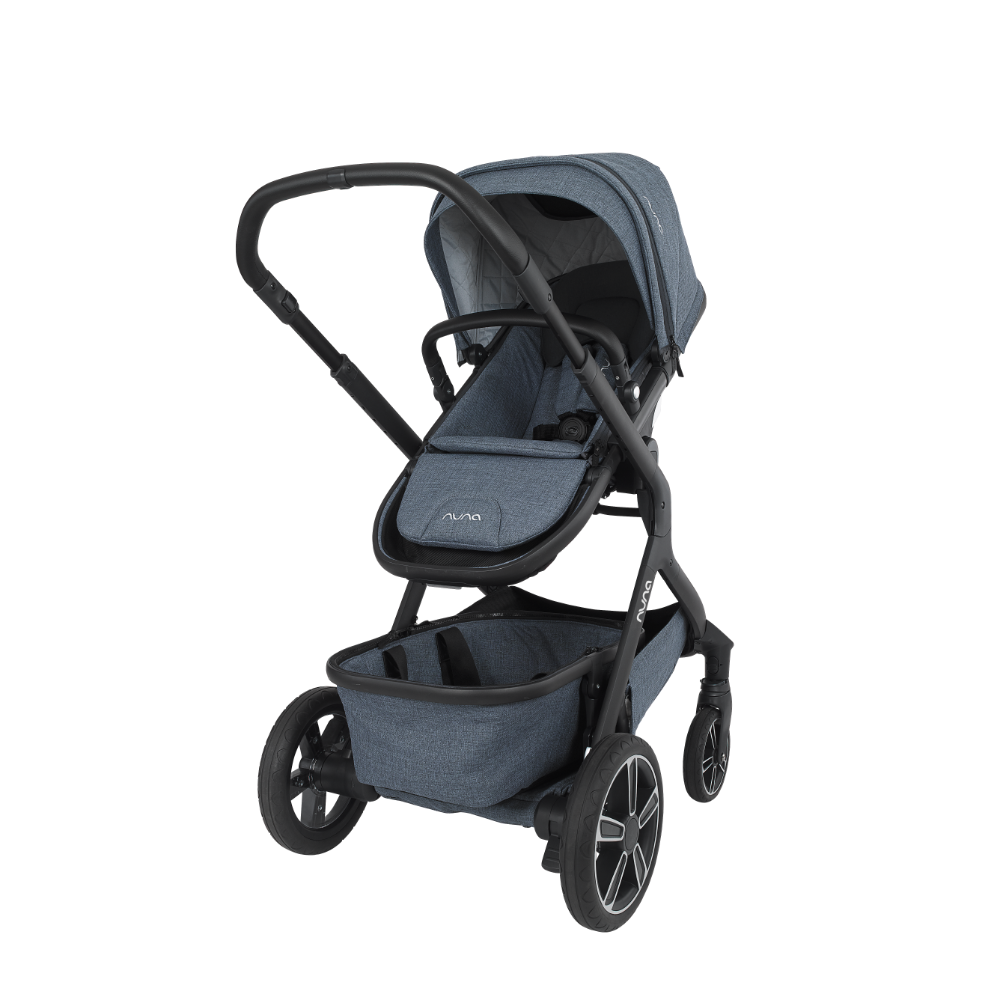 Nuna Demi Grow Baby Stroller - Converts to Double or Twin Stroller-Custom Dual Suspensions-Pram for 6M to 4Y (Upto 22 Kg) - Aspen