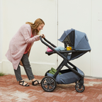 Nuna Demi Grow Baby Stroller - Converts to Double or Twin Stroller-Custom Dual Suspensions-Pram for 6M to 4Y (Upto 22 Kg) - Aspen
