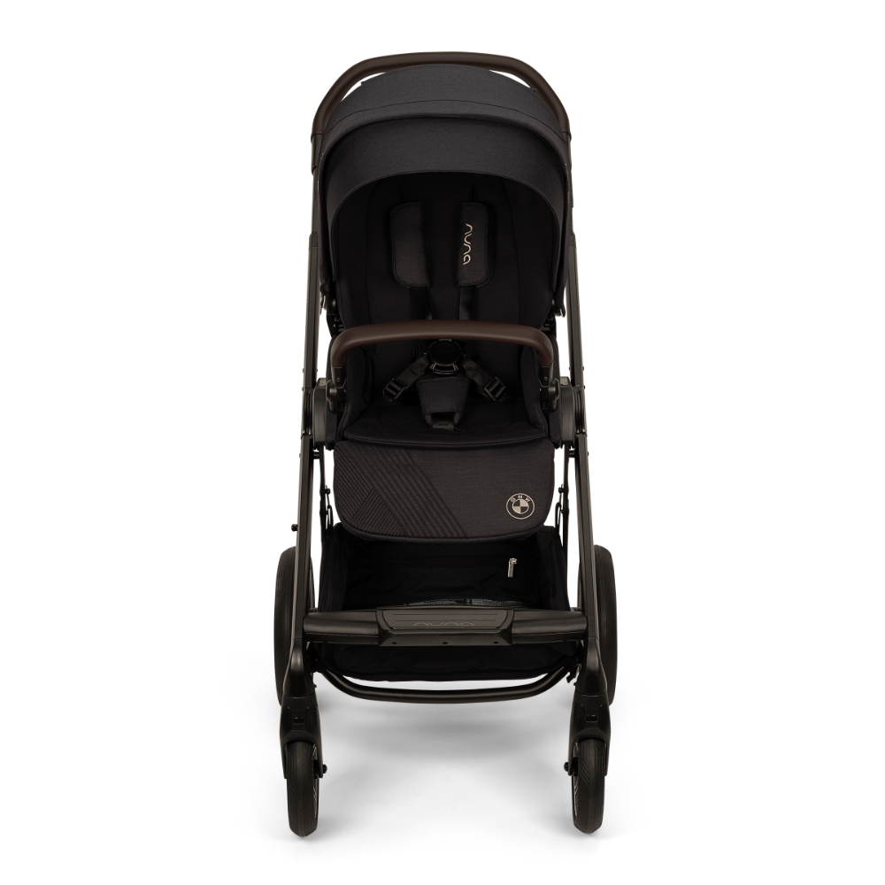 Nuna Mixx Next Reversible Seat Stroller with Flat Recline|Height Adjustable Handle Bar|All Terrain|All Wheel Suspension|One Hand Fold|Rain Cover & Post Adaptors|0 to 4Y (Upto 22Kg)-BMW Element
